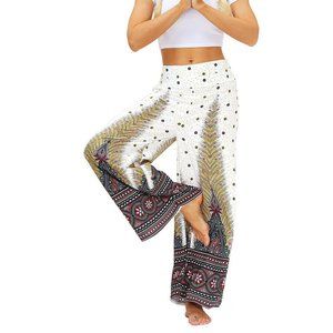 Womens Wide Leg Hippie Boho Pants L/XL NWOT
